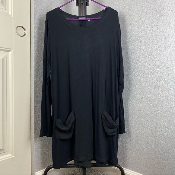 LOGO - by Lori Goldstein - tunic length long sleeve top - Picture 1 of 8
